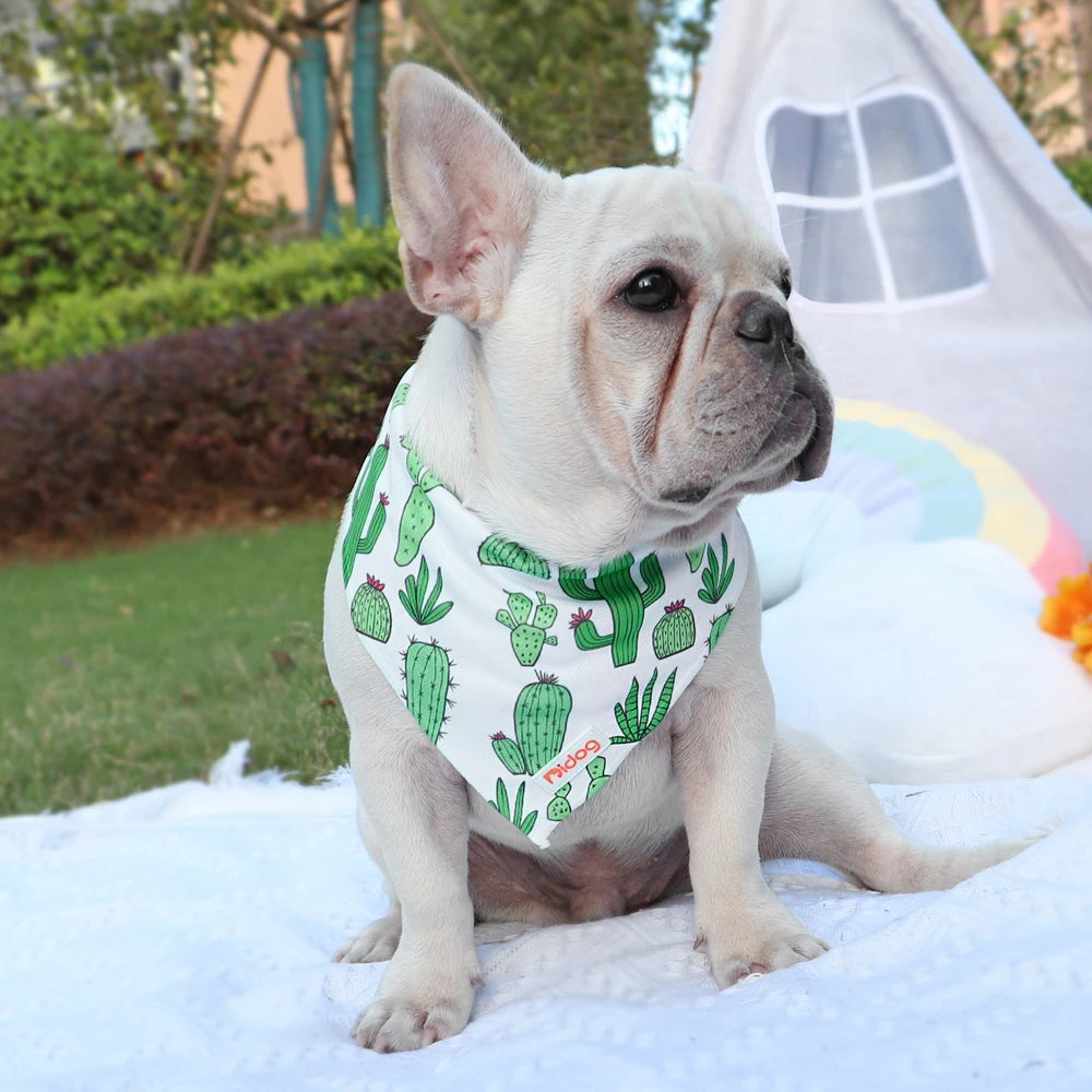 Soft Cotton Dog Bandana Scarf