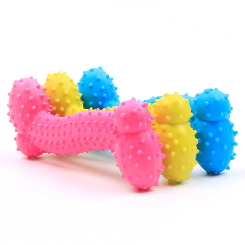 Cute Dog Toy Chew Rubber Toys