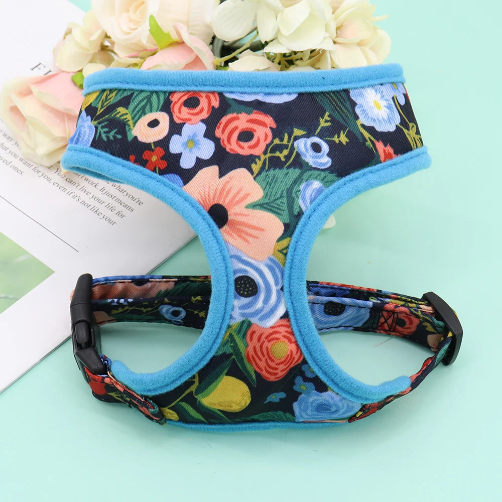 Printed Adjustable Pet Harness
