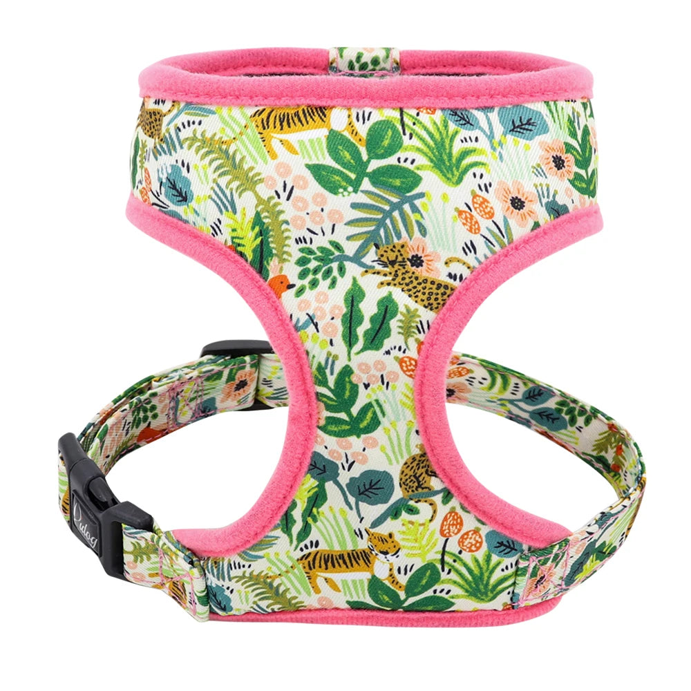 Printed Adjustable Pet Harness