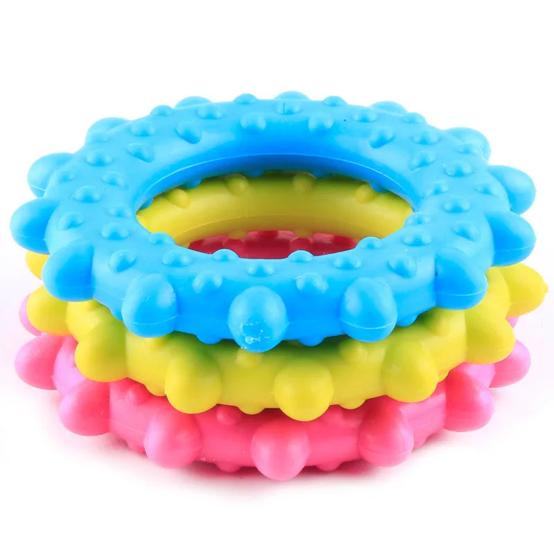 Cute Dog Toy Chew Rubber Toys