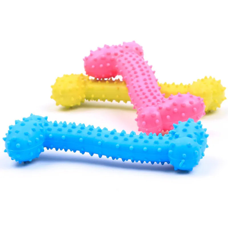 Cute Dog Toy Chew Rubber Toys
