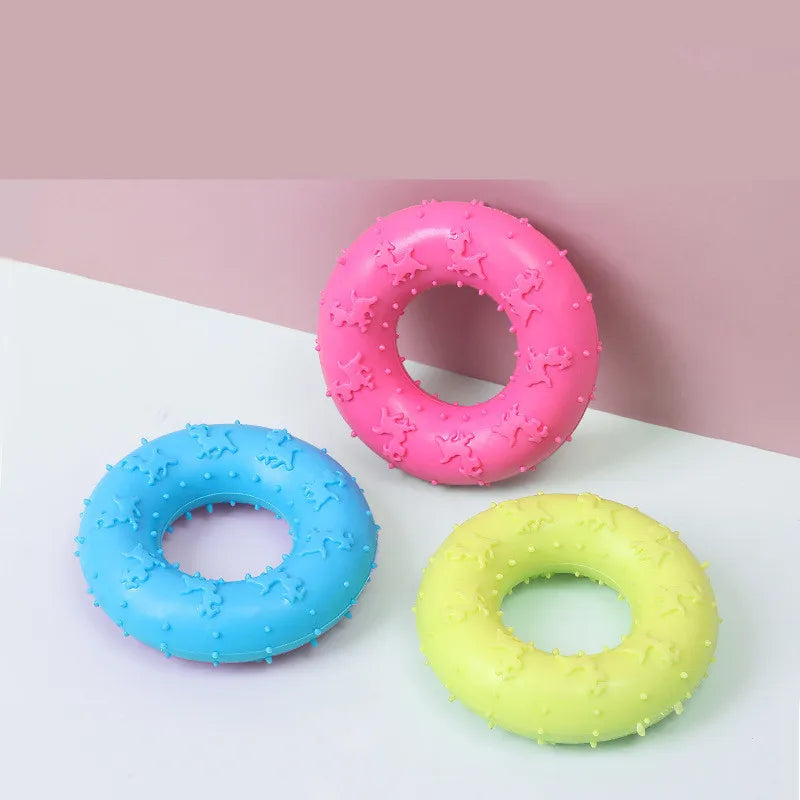 Cute Dog Toy Chew Rubber Toys