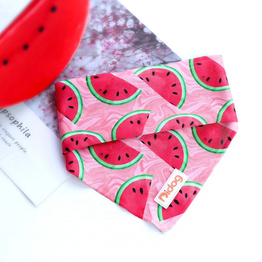 Soft Cotton Dog Bandana Scarf