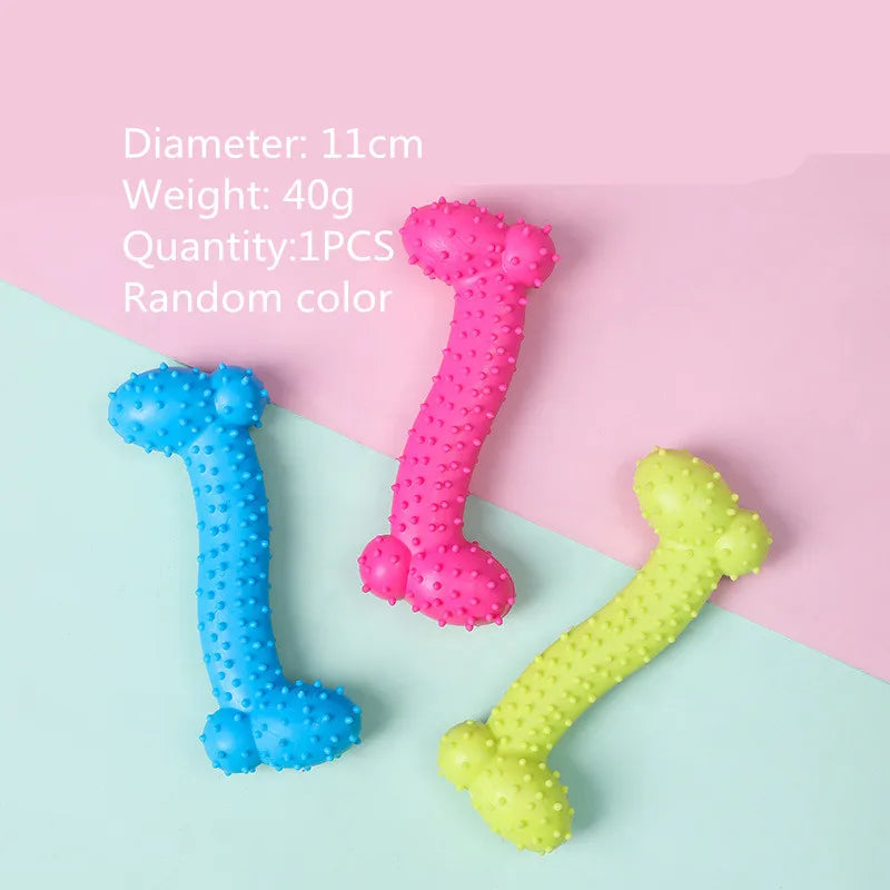 Cute Dog Toy Chew Rubber Toys