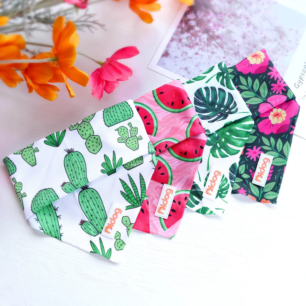 Soft Cotton Dog Bandana Scarf