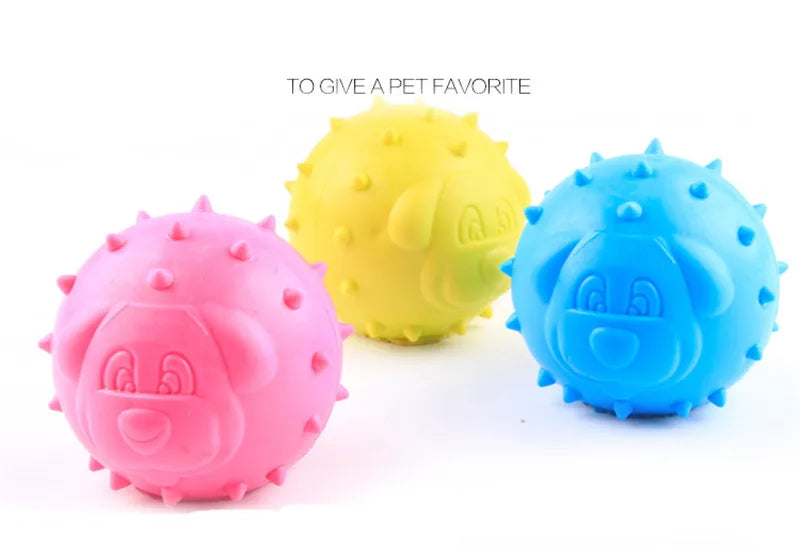 Cute Dog Toy Chew Rubber Toys