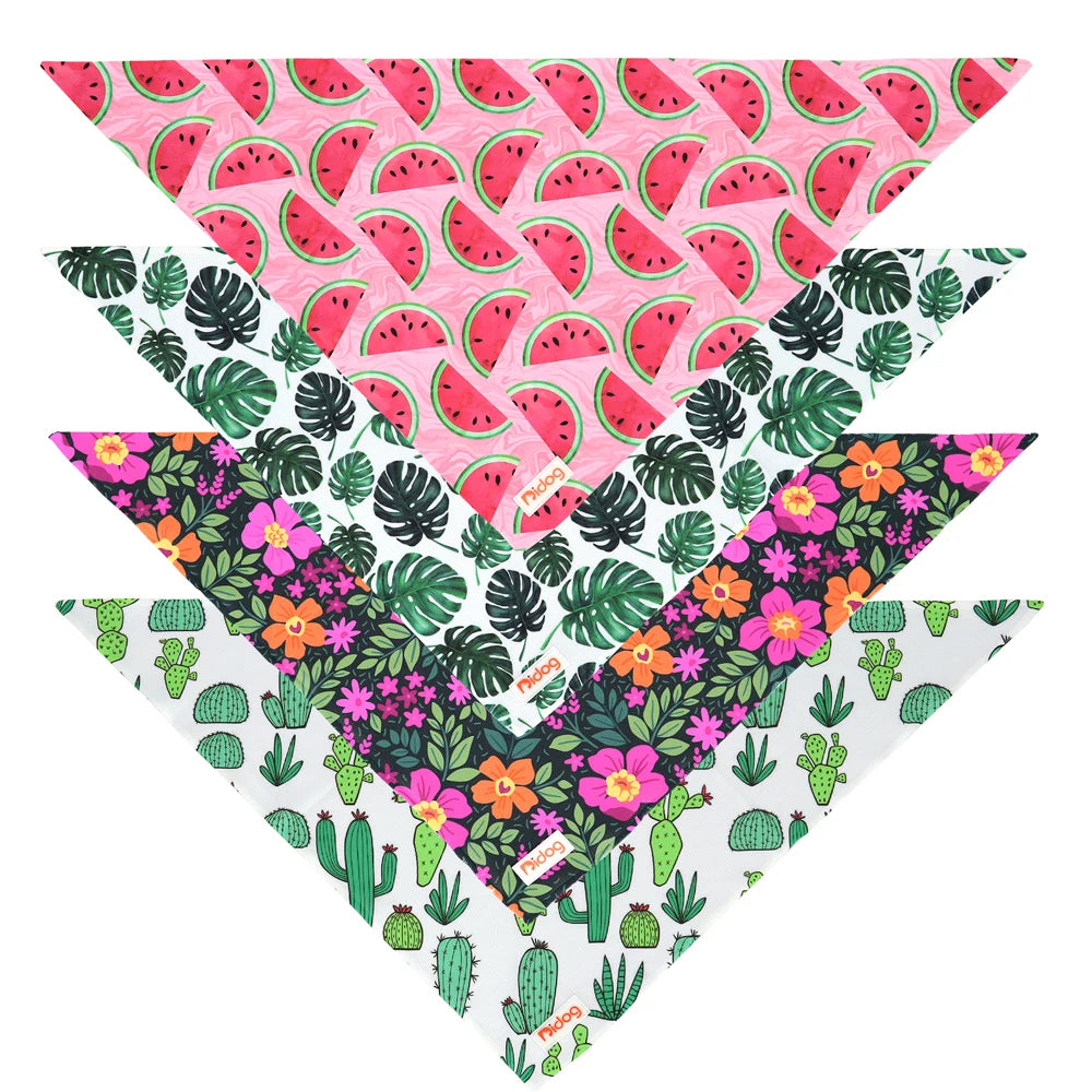 Soft Cotton Dog Bandana Scarf
