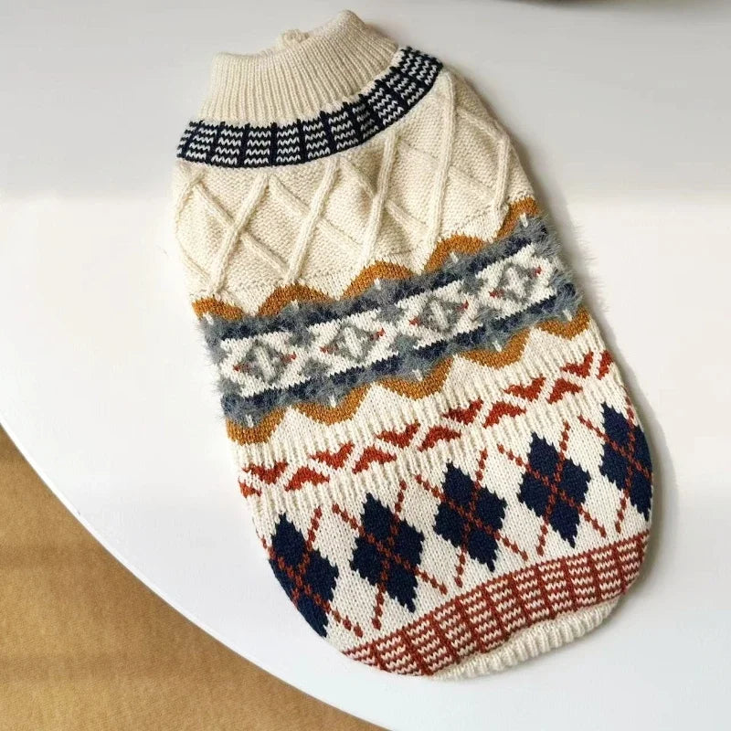 Pet Knitted Sweater for Yorkshire