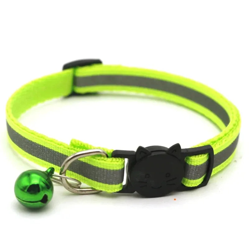 10Pcs Wholesale Collars With Bell Adjustable Necklace