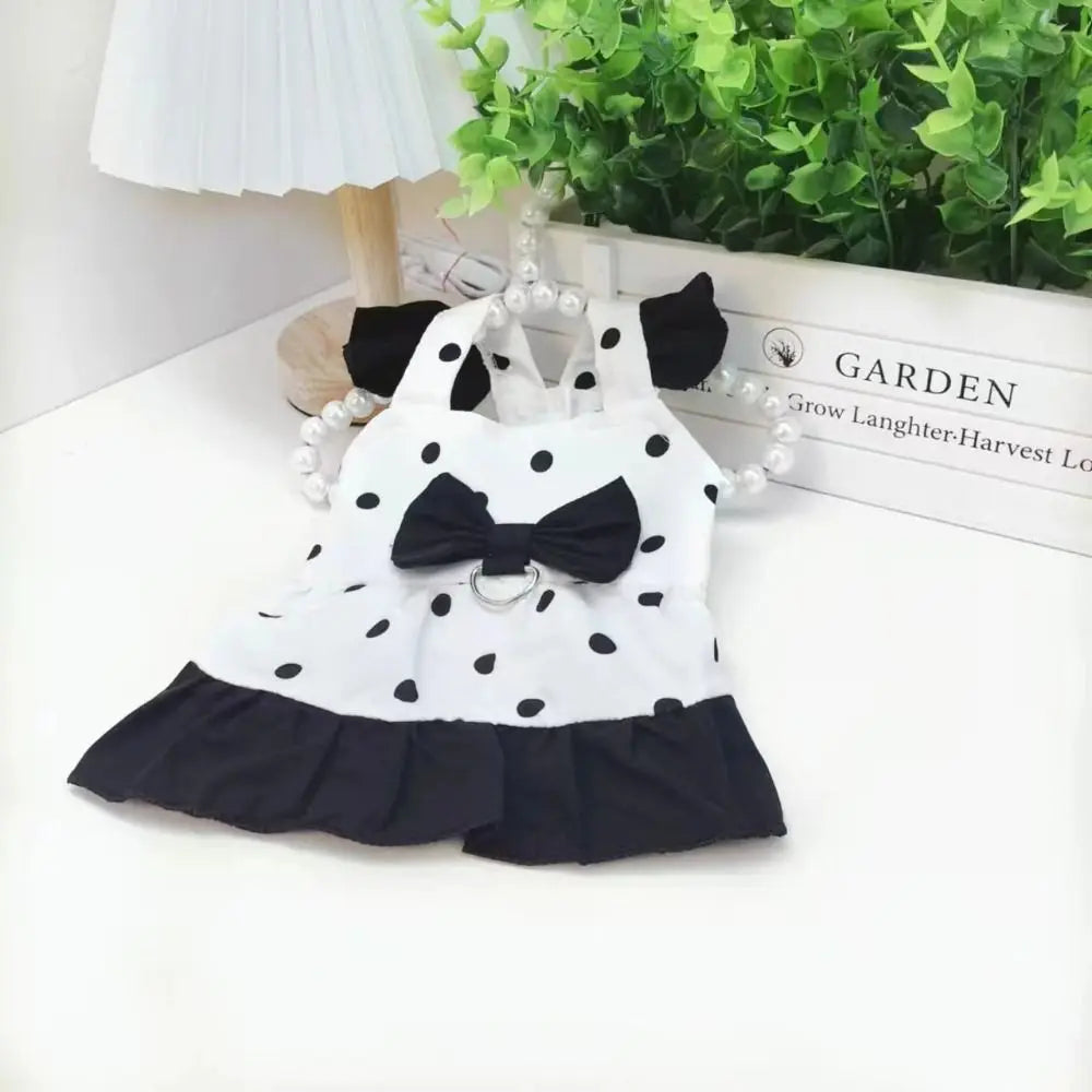 Pet Outfits Cute Dog Princess Dress Harness Breathable