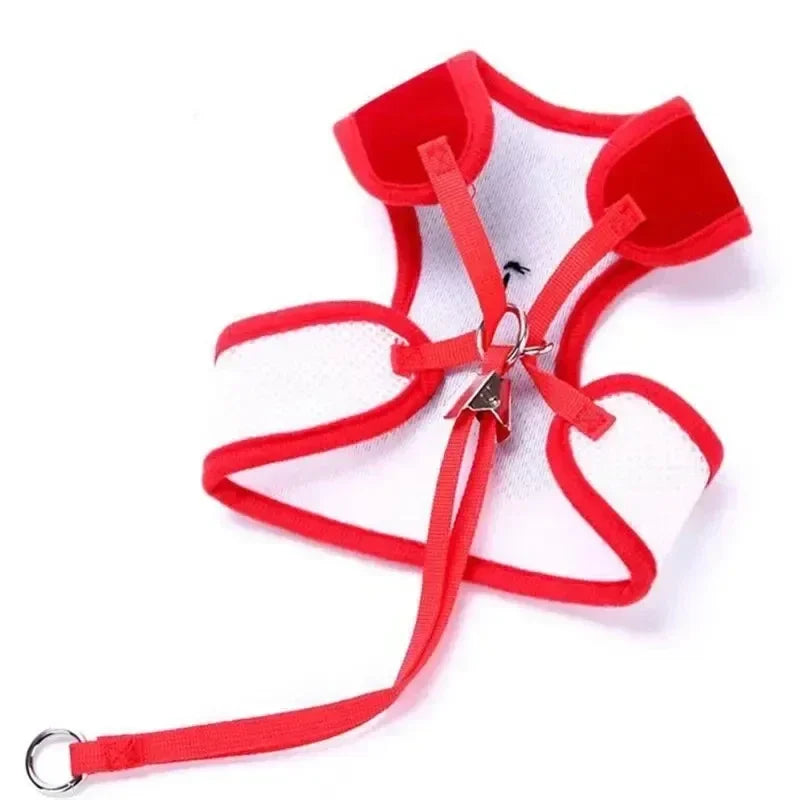 Bowtie Pet Harness Vest with Leash