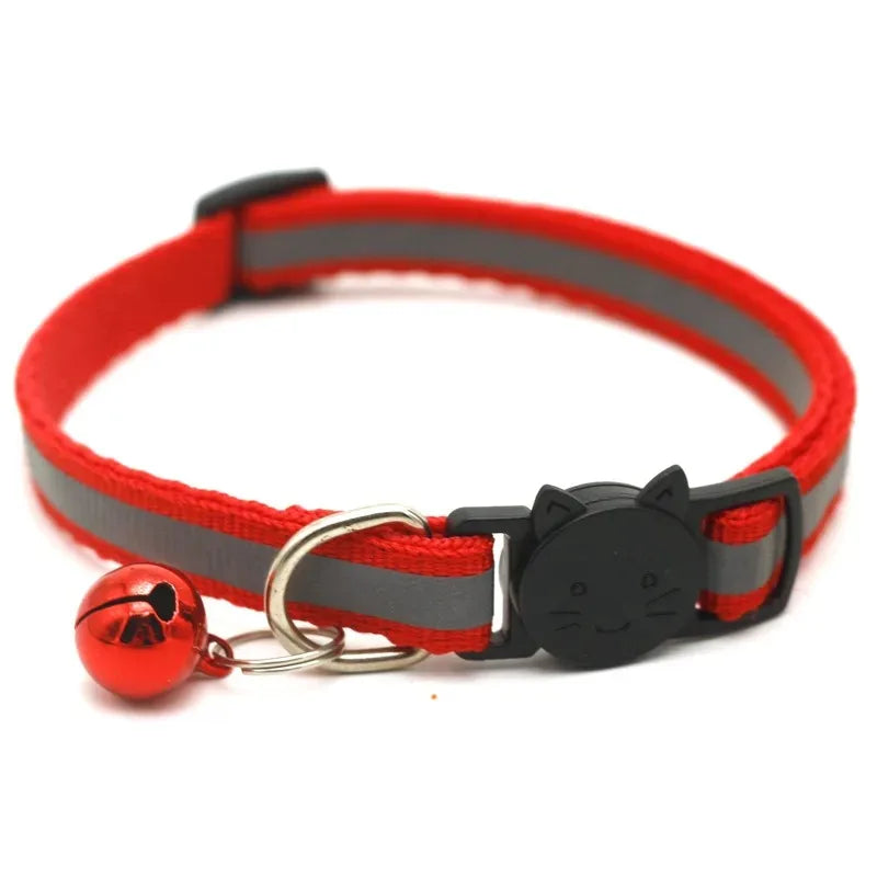 10Pcs Wholesale Collars With Bell Adjustable Necklace