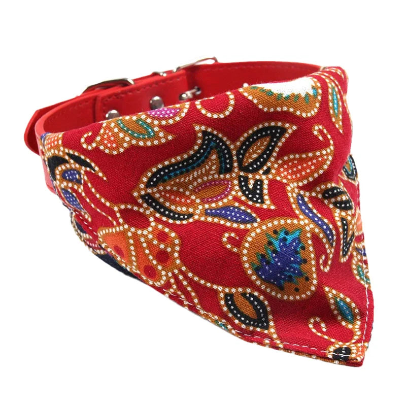 Personalized Dog Collar with Tie