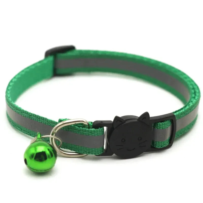 10Pcs Wholesale Collars With Bell Adjustable Necklace