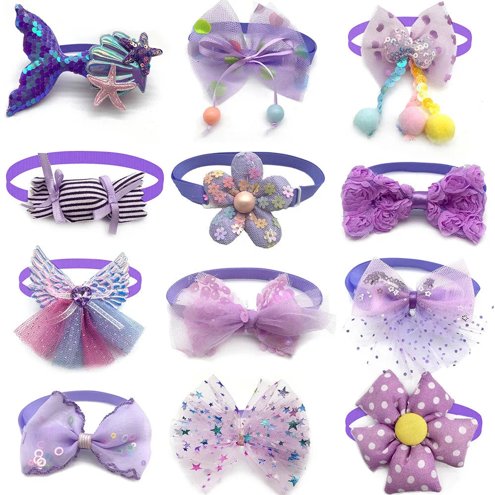 Colorful Dog Cat BowTies