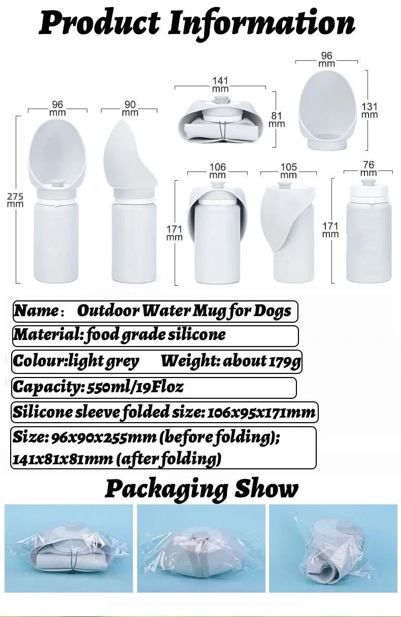 Travel Leakproof Dog Water Bottle