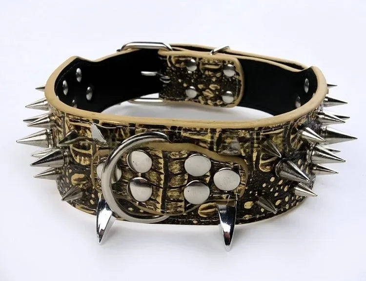 Domineering Spikes Dog Collars
