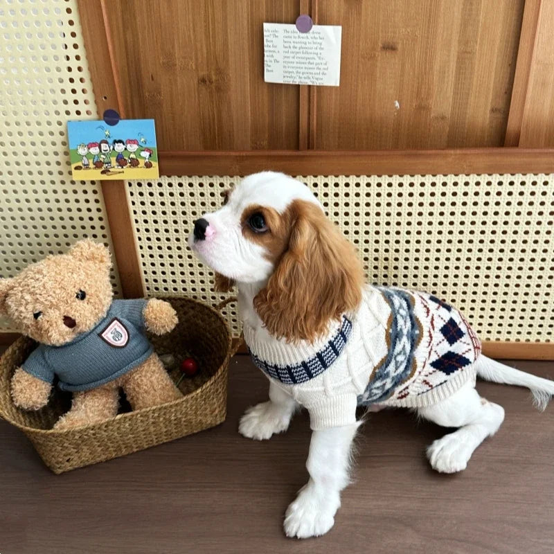 Pet Knitted Sweater for Yorkshire