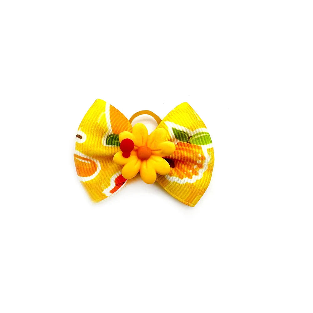 Bee Accessories Handmade Dog Hair Bows