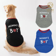 Dog T-Shirt with Cute Mommy Boy Print