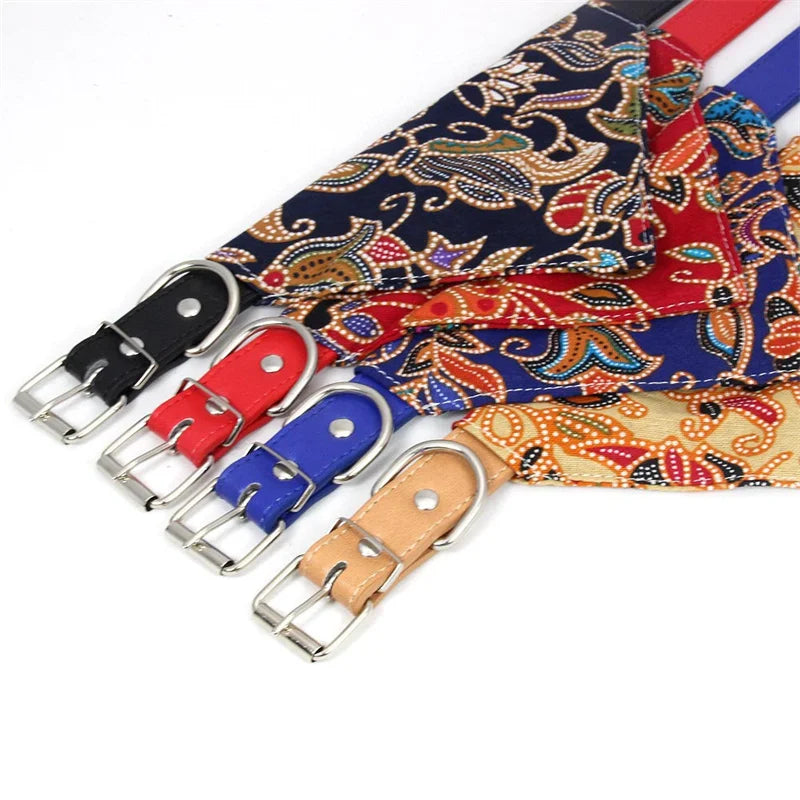 Personalized Dog Collar with Tie
