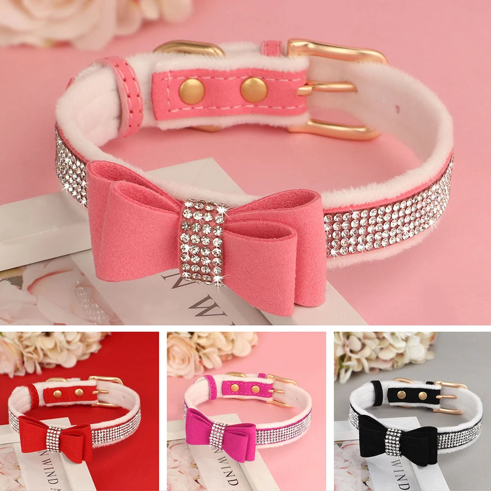 Cute Bowknot Dog Collar