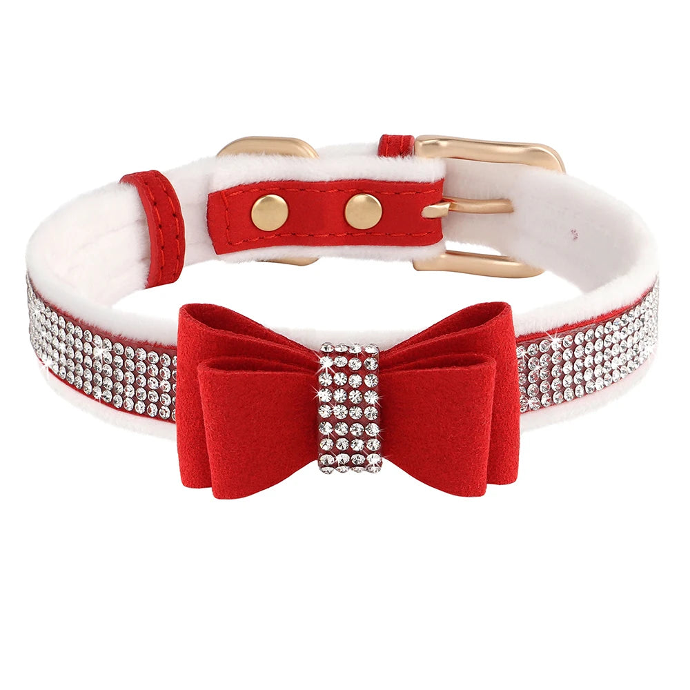 Cute Bowknot Dog Collar