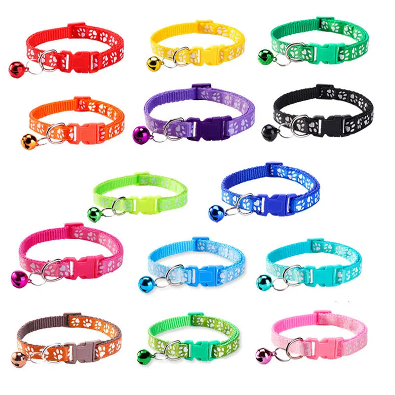 Personalized Designer Dog Collars with Bell