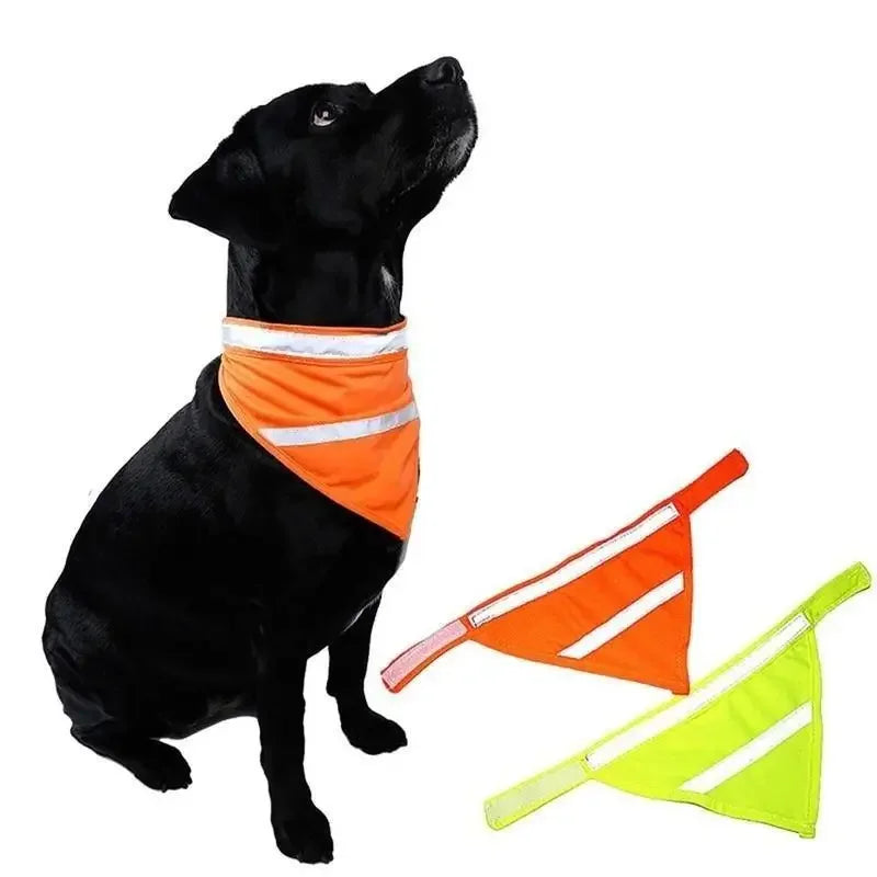 Leather Dog Bandana Collar Scarf Tie