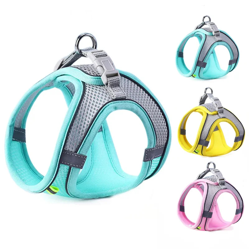 Breathable Adjustable Dog Harness Chest Vest