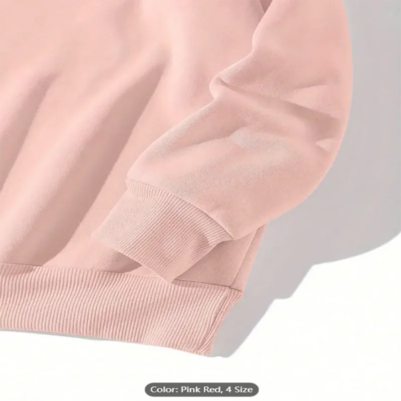 Women's Pink Cotton Dog Paw Graphic Print Sweatshirt