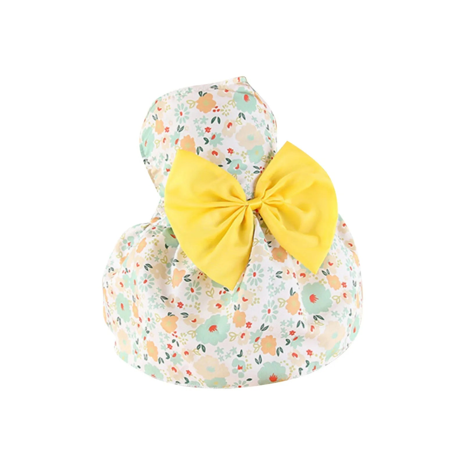 Pet Comfortable Sleeveless Floral Outfit