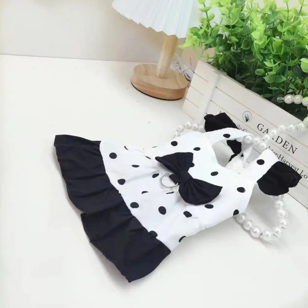 Pet Outfits Cute Dog Princess Dress Harness Breathable