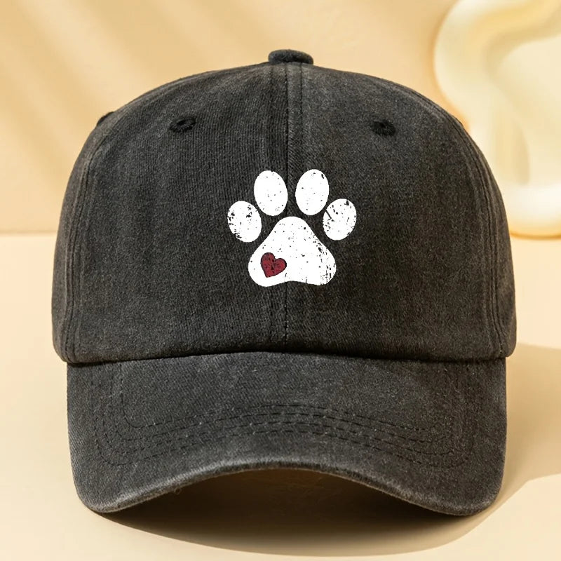 Dog paw print Cap