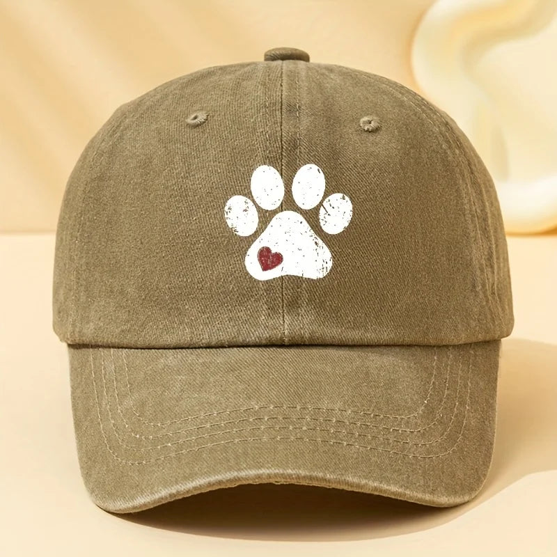 Dog paw print Cap