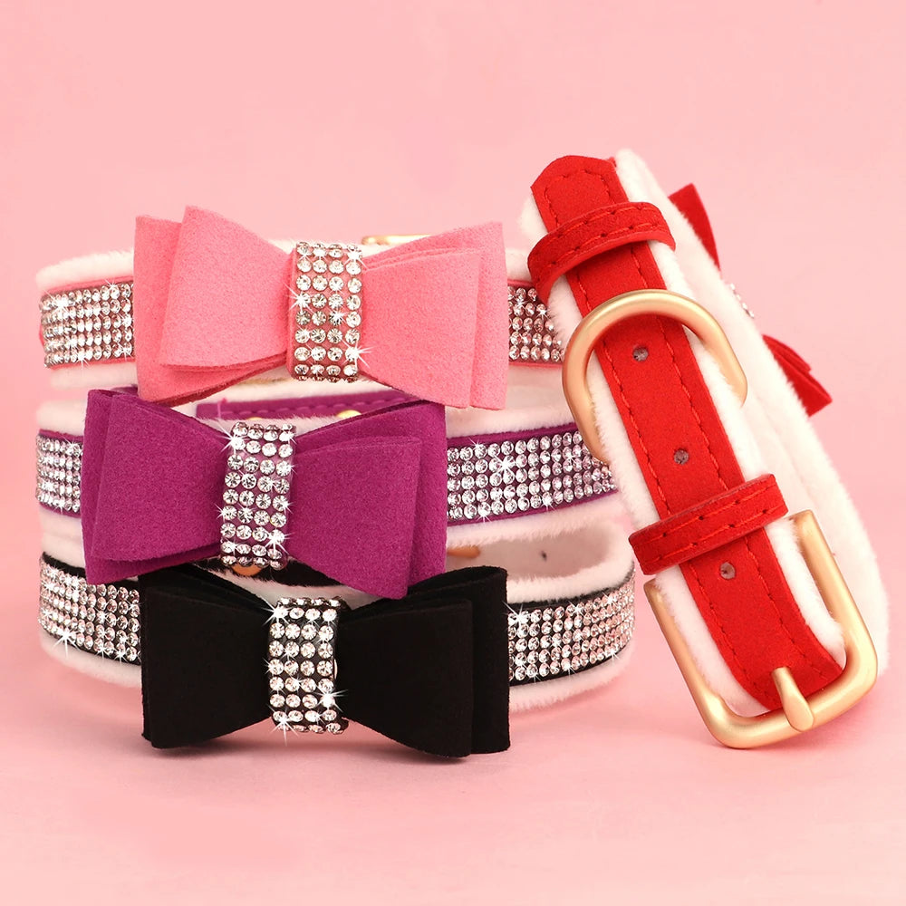 Cute Bowknot Dog Collar