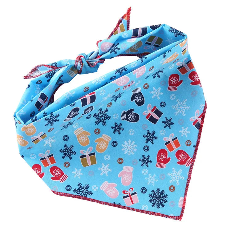 Cute Print Bandana with Collar