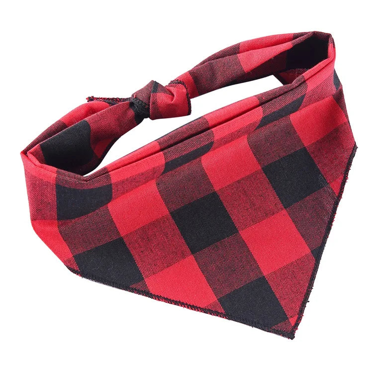 Cute Print Bandana with Collar