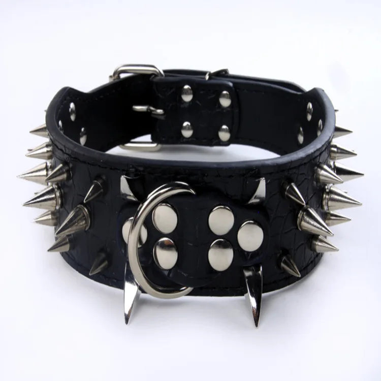 Domineering Spikes Dog Collars