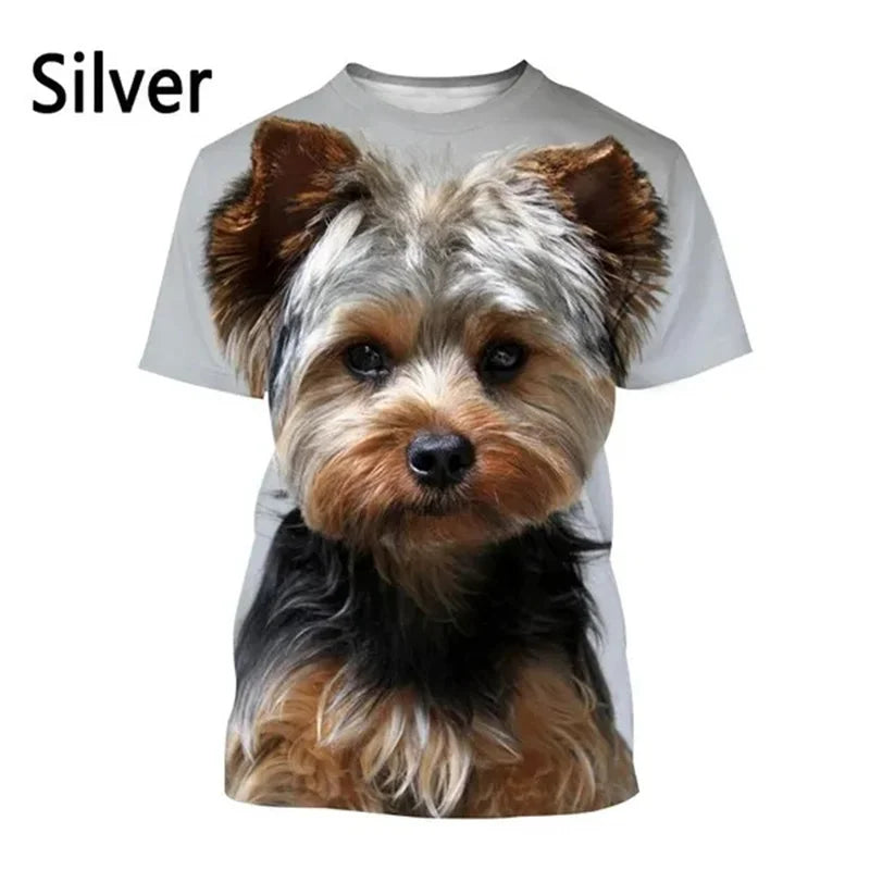 Yorkshire Terrier Dog Graphic T Shirt for Men
