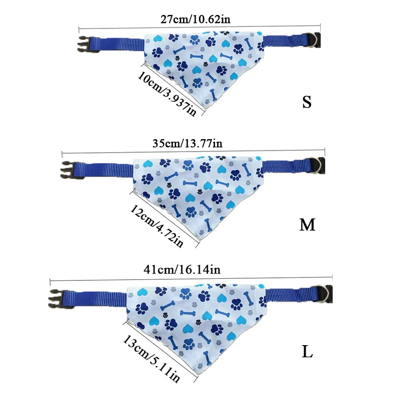 Dog Bandana Collar Scarf