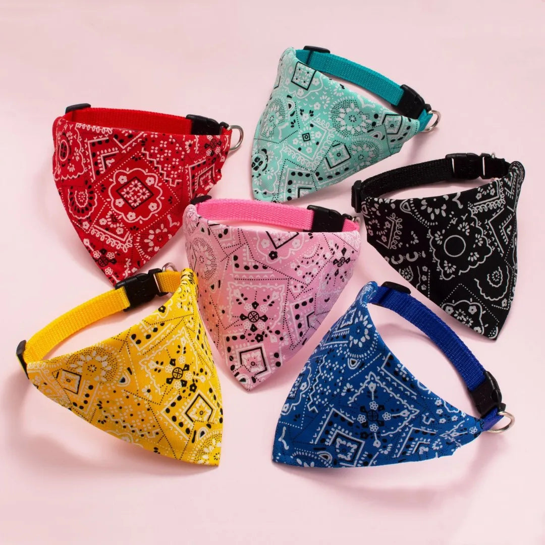 Adjustable Collar Neck Pet Scarf Bandana