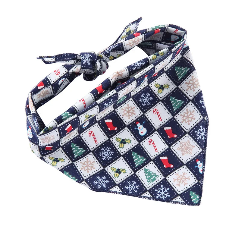 Cute Print Bandana with Collar