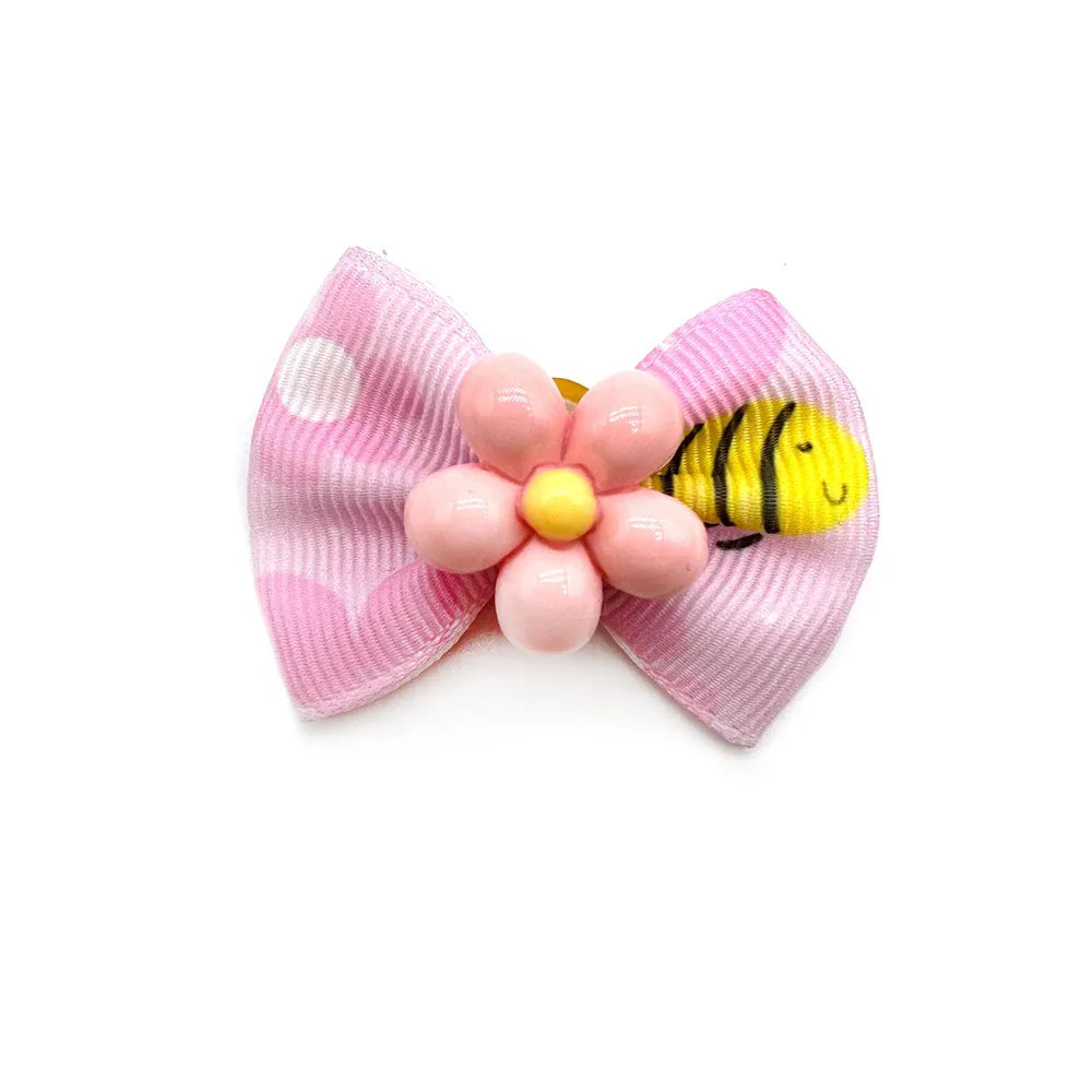 Bee Accessories Handmade Dog Hair Bows