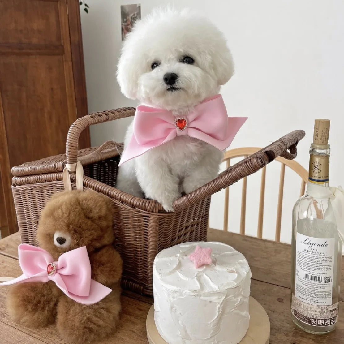 Bow Collar Pet Dog Necktie