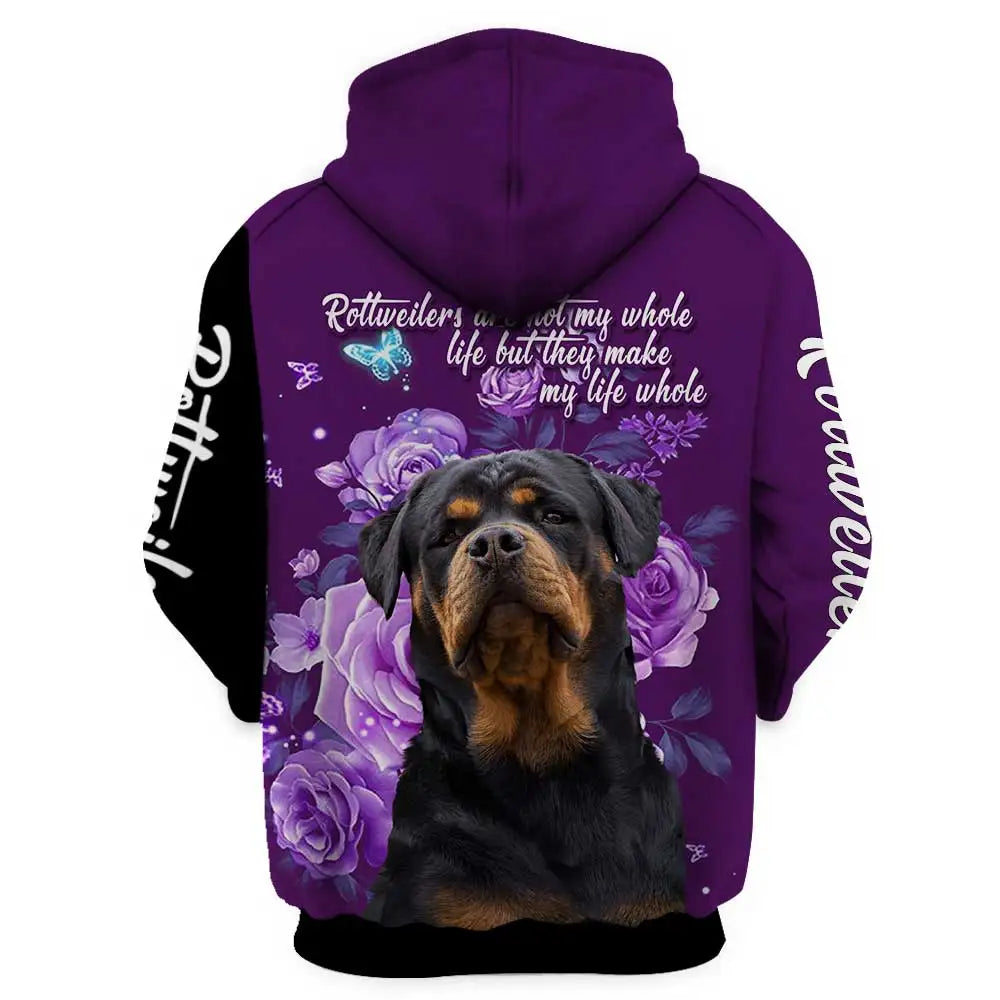 Fashion Animals Zip Hoodies Yorkshire Terrier