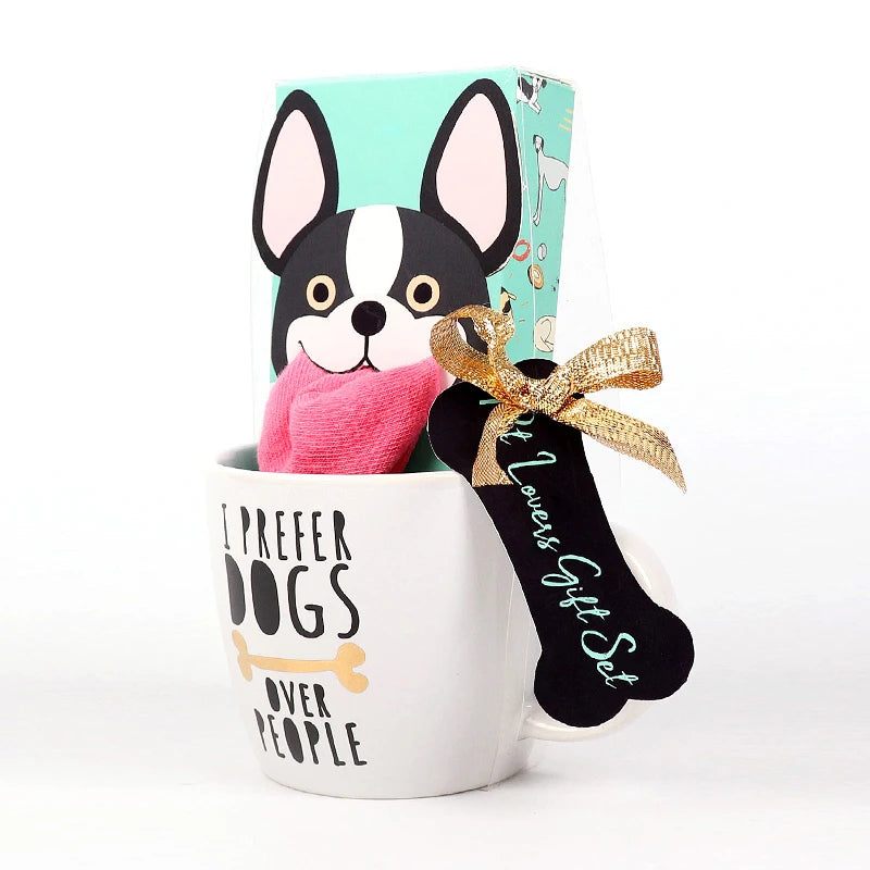 Ceramic Puppy Design Coffee Milk Cup