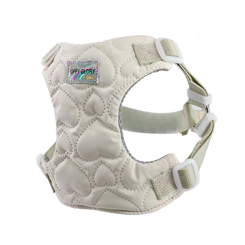 Adjustable Heart Pattern Dog Harness