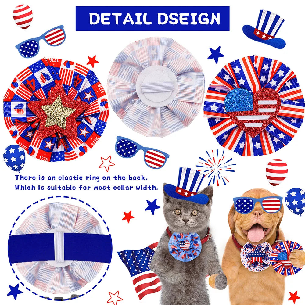 4th July Dog Bows
